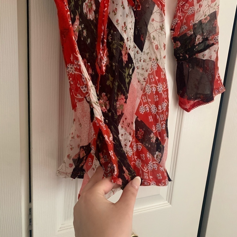 Y2K floral blouse - Picture 6 of 7